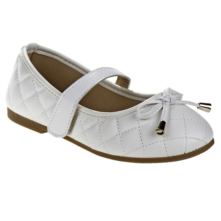 Toddler White Ballet Flat Size 5