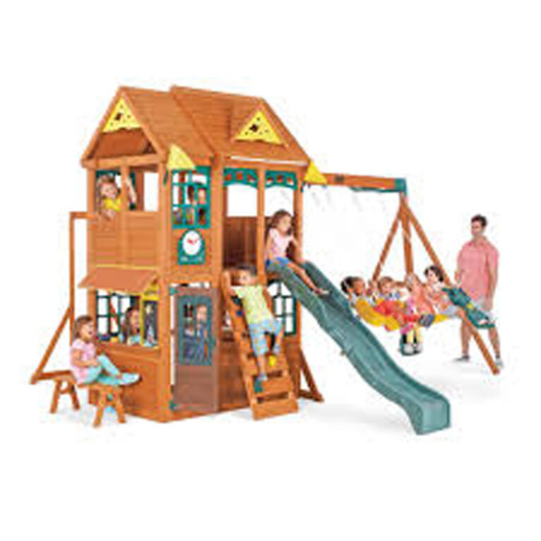 KidKraft Meadowbrook Wooden Swing Set