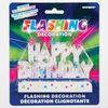 Flashing Happy Bday Cake Decoration - English Edition