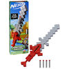 Nerf Minecraft Heartstealer Toy Sword, Blasts Darts, Includes 4 Nerf Elite Foam Darts, Design Inspired by Minecraft Sword in the Game