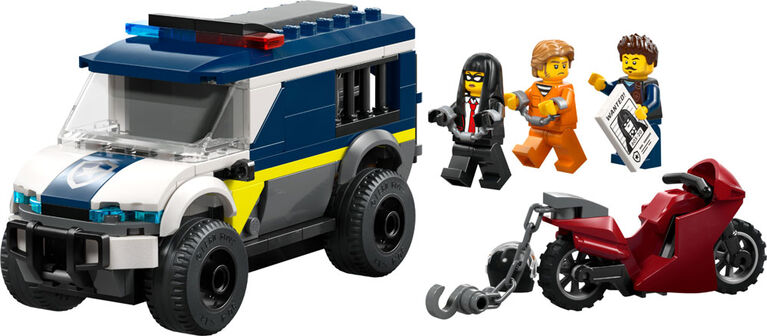 LEGO City Police Prisoner Transport Van Building Toy for Boys, Girls, & Kids, Ages 6+ - 60479