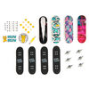 Tech Deck, Ultra DLX Fingerboard 4-Pack, Meow Skateboards, Collectible and Customizable Mini Skateboards