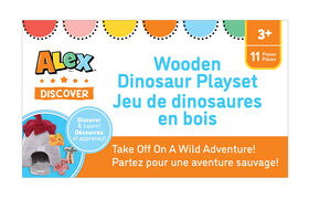ALEX - Wooden Dinosaur Playset