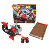 Monster Jam, Official Bakugan Dragonoid Stunt Dial Playset with Exclusive 1:64 Scale Dragonoid Die-Cast Monster Truck