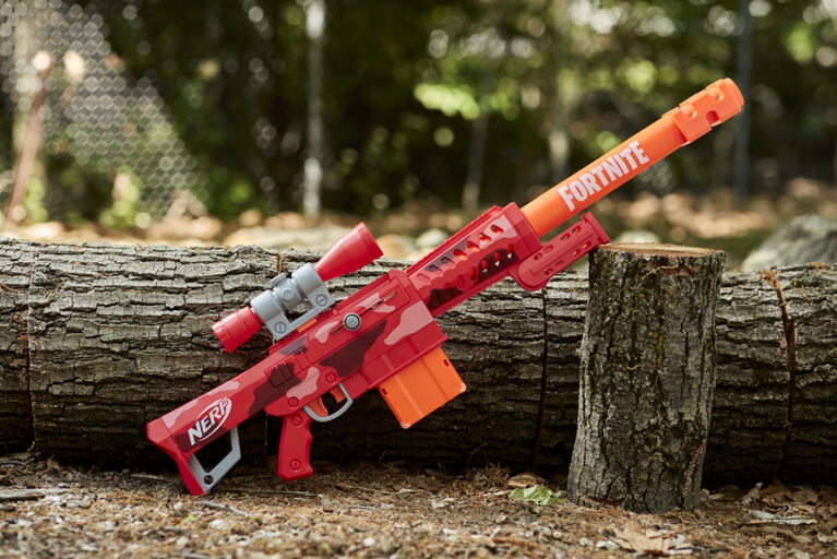 NERF Fortnite BASR-R Bolt Action Blaster - Includes 3