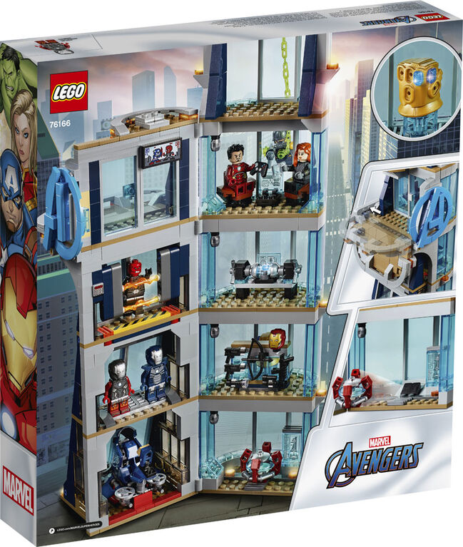 Lego Super Heroes Avengers Tower Battle 76166 Toys R Us Canada