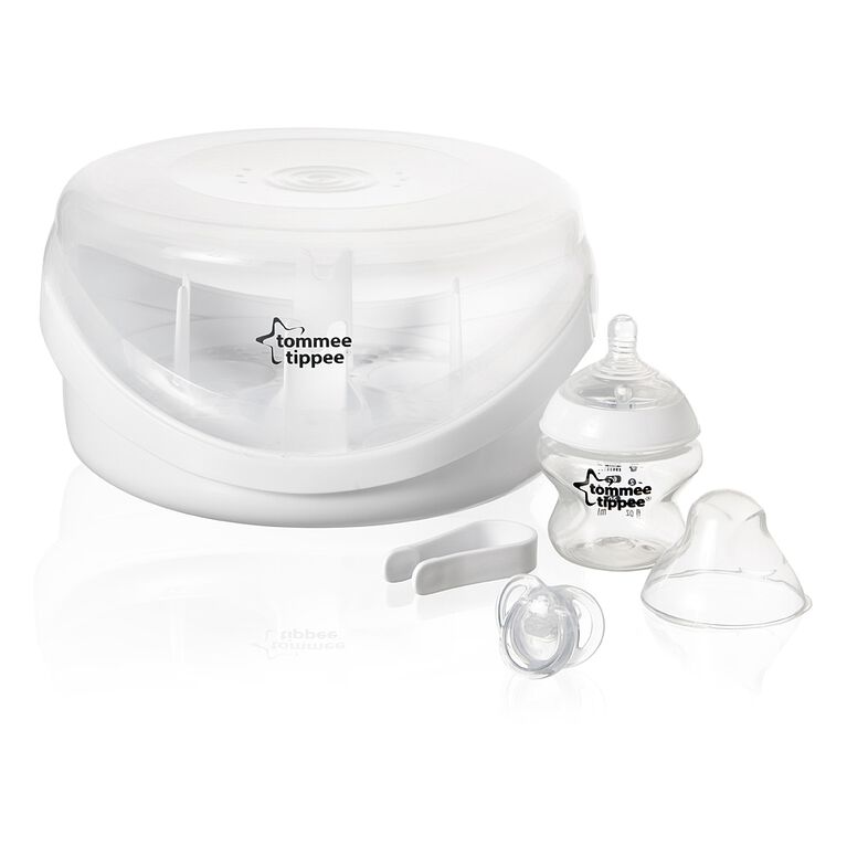 Tommee Tippee Closer to Nature Stérilisateur À Vapeur Pour Micro-Ondes.