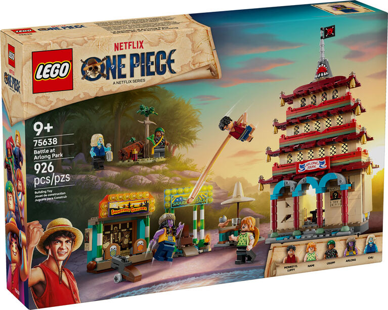 LEGO ONE PIECE La Bataille d'Arlong Park, Ensemble Interactif de Pirates, Cadeau d'Anime 75638