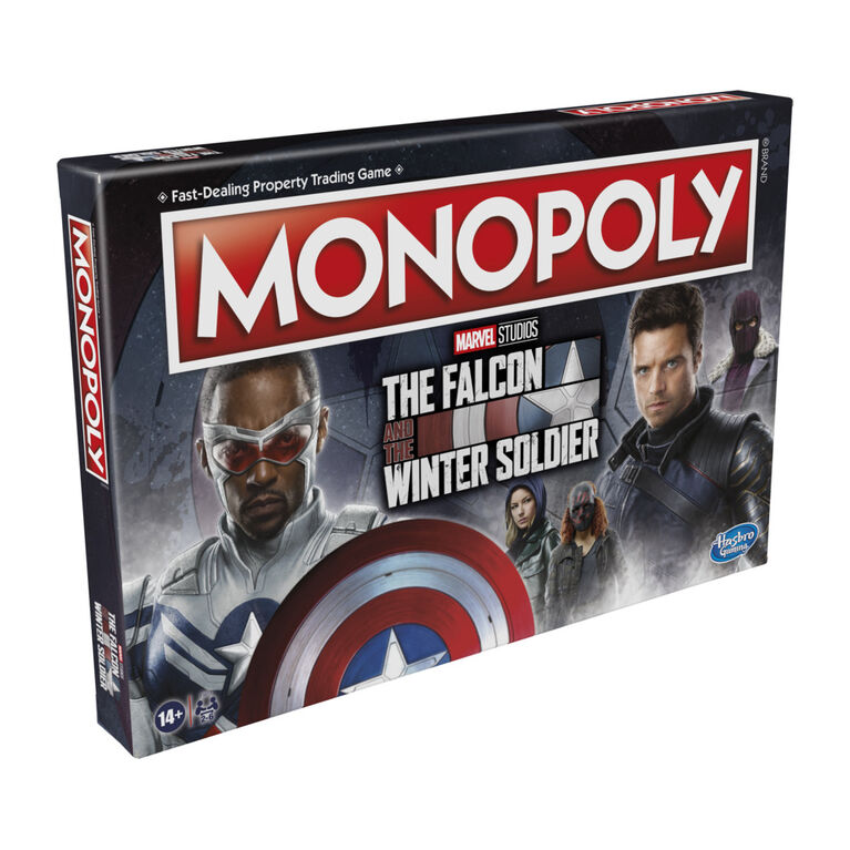 Monopoly: Marvel Studios' The Falcon and the Winter Soldier Edition Board Game for Marvel Fans