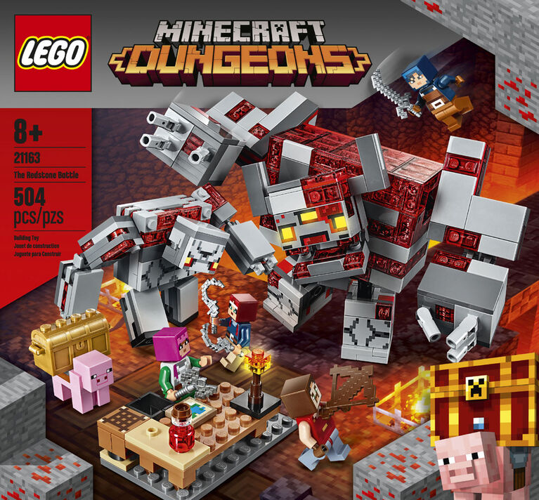 LEGO Minecraft La bataille de la Pierre rouge 21163 (504 pièces)