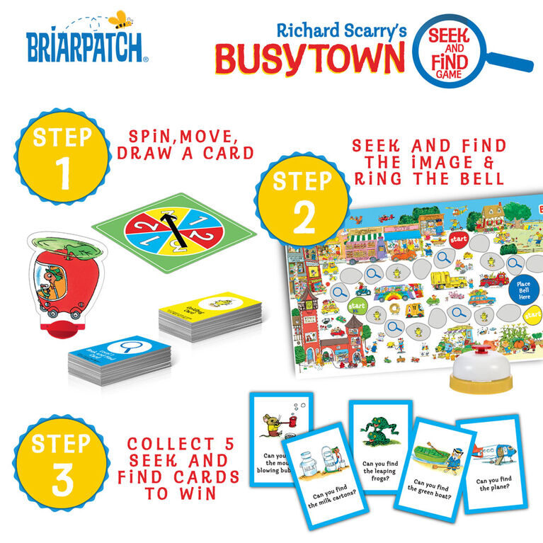 Richard Scarry Busytown Seek&Find Game - English Edition