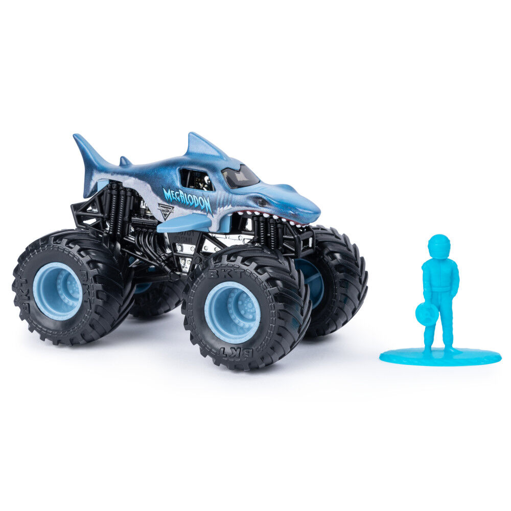 Monster Jam Official Megalodon Monster Truck Die Cast Vehicle Crazy Creatures Series 1 64 Scale