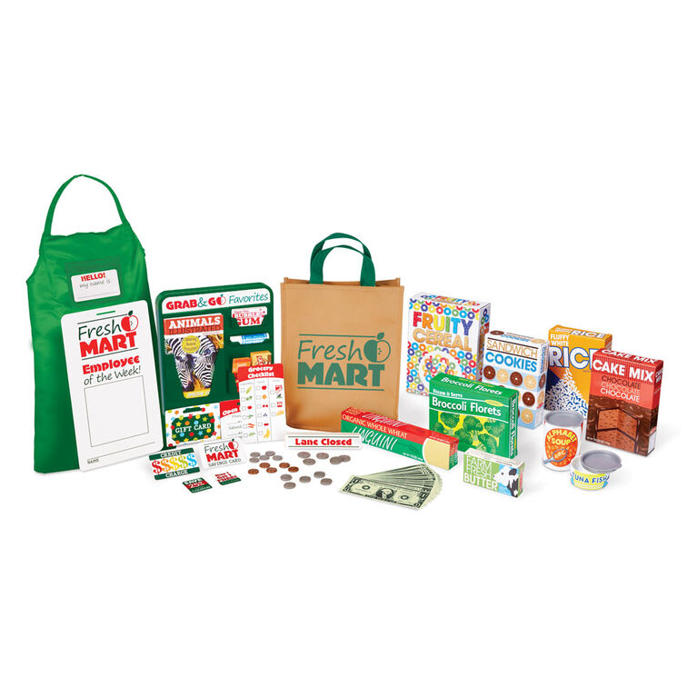 Ensemble de compagnon d'épicerie Fresh Mart de Melissa & Doug