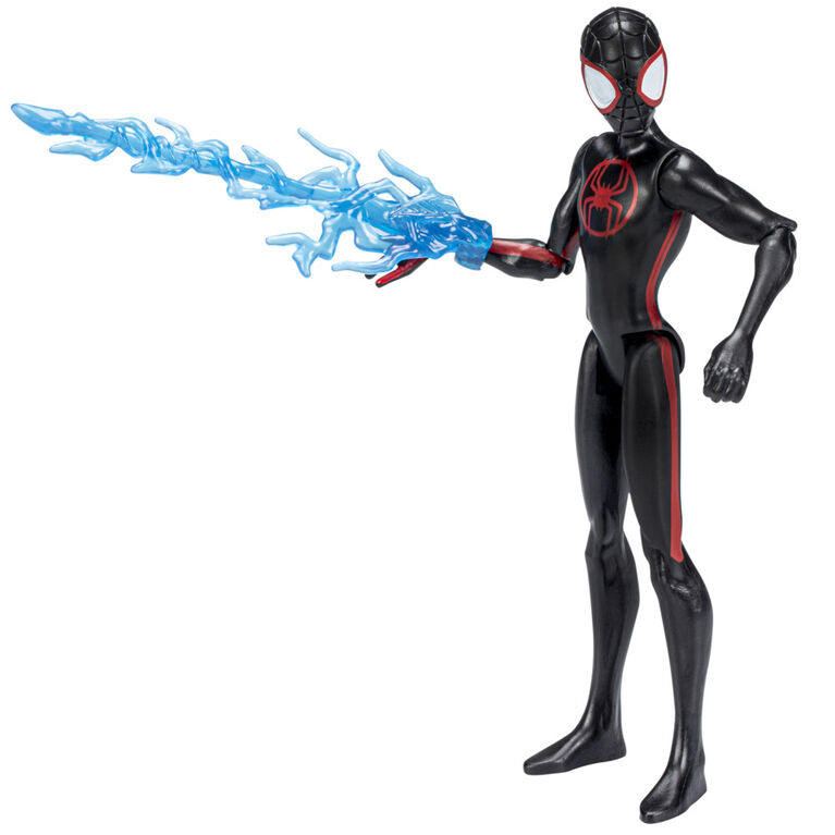 Marvel Spider-Man: Across the Spider-Verse Miles Morales Toy, 6-Inch-Scale Action Figure with Web Accessory, Toys for Kids Ages 4 and Up