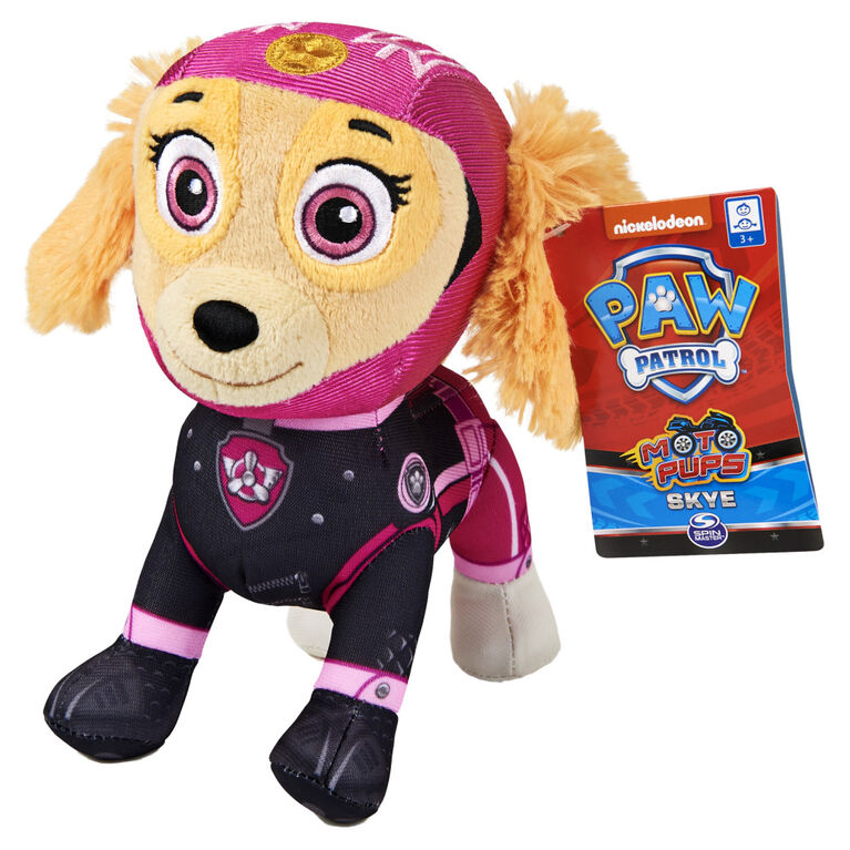 PAW Patrol, Moto Pups Skye, Stuffed Animal Plush Toy, 8-inch