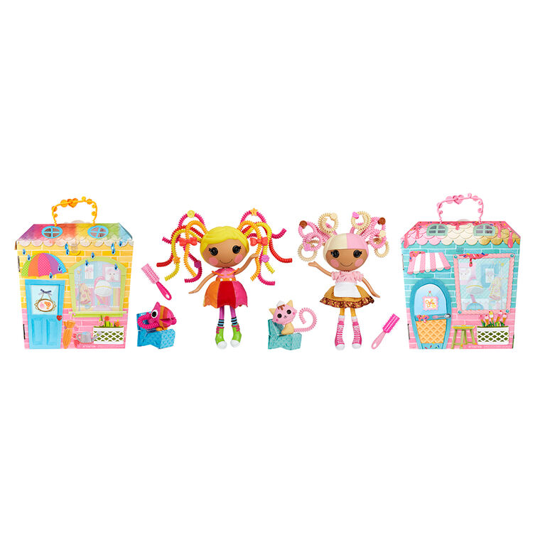 Poupée Lalaloopsy Silly Hair - April Sunsplash avec toucan comme animal de compagnie, poupée à coiffer de 13 po (33 cm)