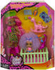 Cave Club Wild About Babysitting Playset & Fernessa & Furrah Dolls