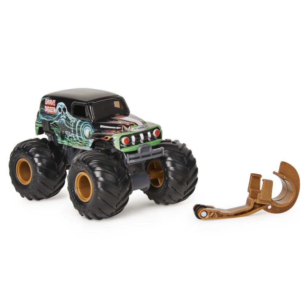 Monster Jam, Official Grave Digger Monster Truck, Die-Cast Vehicle, Retro Rebels Series