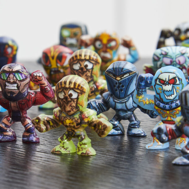 Million Warriors, Coffret de 10 figurines à collectionner, 1 guerrier rare inclus dans chaque coffret (plusieurs modèles disponibles)