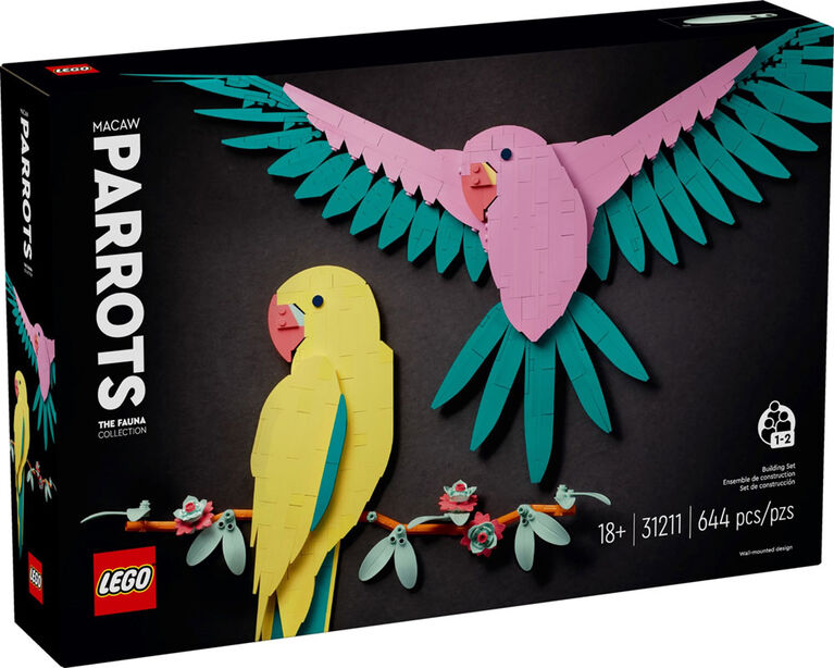 LEGO Art La collection de la faune - Les perroquets aras 31211