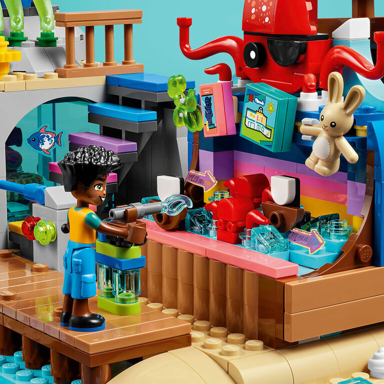 LEGO Friends Le parc d'attractions sur la plage 41737 Ensemble de jeu de construction (1 348 pièces)