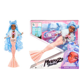 Mermaze Mermaidz Color Change Shellnelle Mermaid Fashion Doll with Accessories