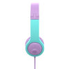 Jlab JBuddies Folding Wired Headphones-Pink/Teal