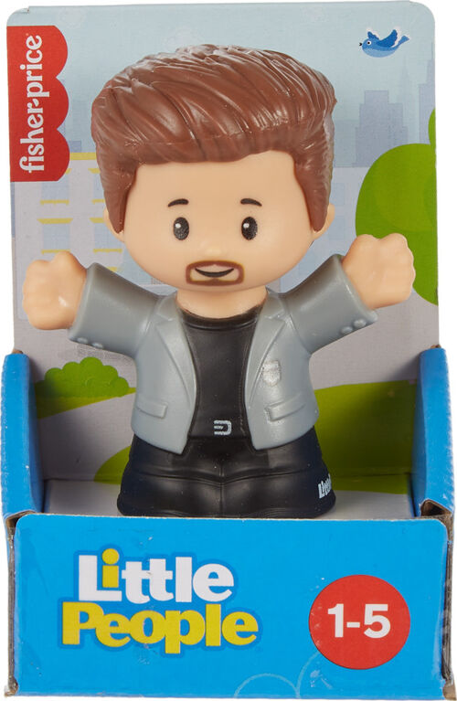 Fisher-Price Little People Man in Gray Jacket Figure for Toddlers & Preschool Kids