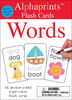 Alphaprints: Wipe Clean Flash Cards Words - Édition anglaise