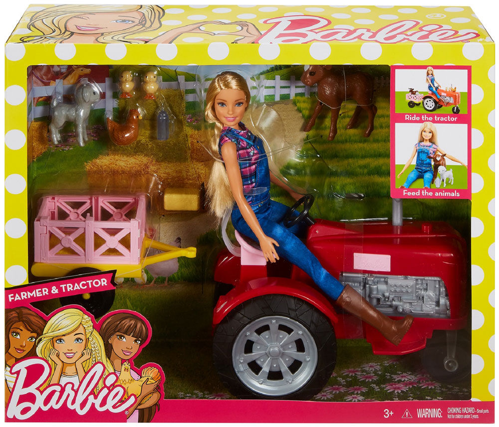 tracteur barbie