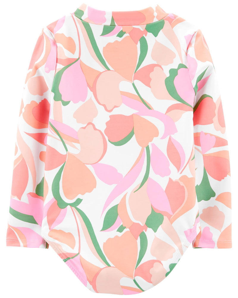Carter's Floral One Piece Rashguard 3T