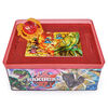 Bakugan Baku-tin avec Special Attack Mantid, figurine articulée personnalisable rotative et boîte de rangement pour jouets