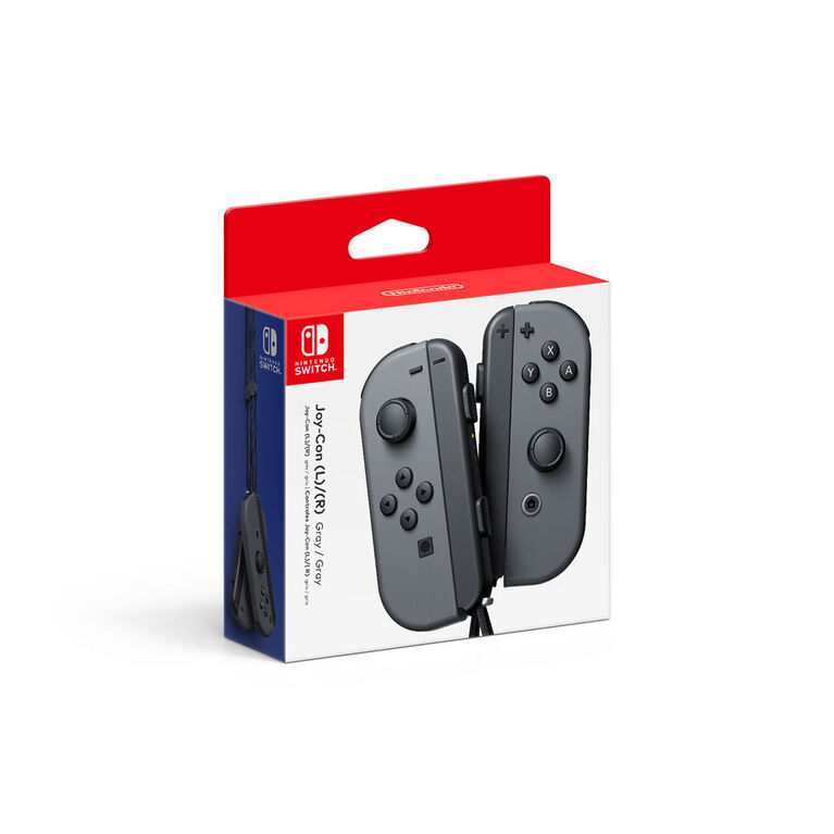 Nintendo Switch - Left and Right Joy-Con Controllers - Grey