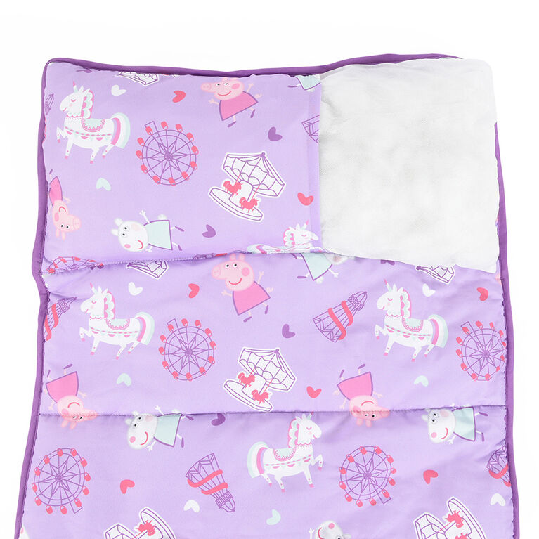 Couverture pour la sieste avec oreiller intégré, Peppa pig