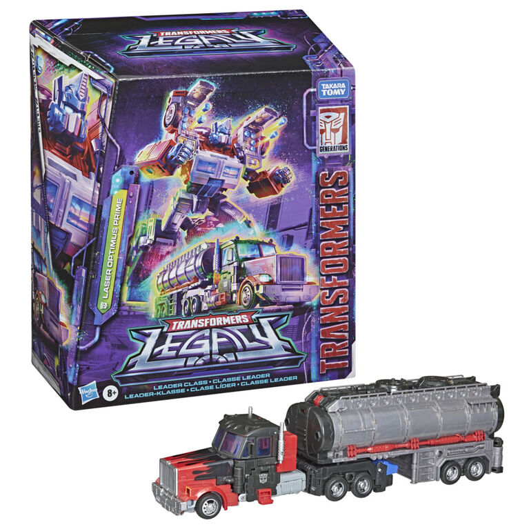 Transformers Toys Generations Legacy Series Leader G2 Universe Laser Optimus Prime Action Figure