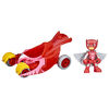 Pyjamasques Animal Power, Astro-Hibou, véhicule et figurine articulée Bibou - Édition anglaise