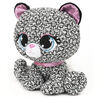 GUND P.Lushes Designer Fashion Pets, Khloe O'Bearci, ourse en peluche de luxe douce et élégante, noir et blanc, 15,2 cm