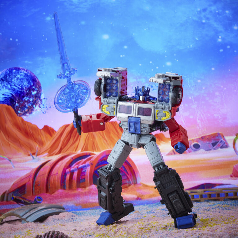 Transformers Toys Generations Legacy Series Leader G2 Universe Laser Optimus Prime Action Figure