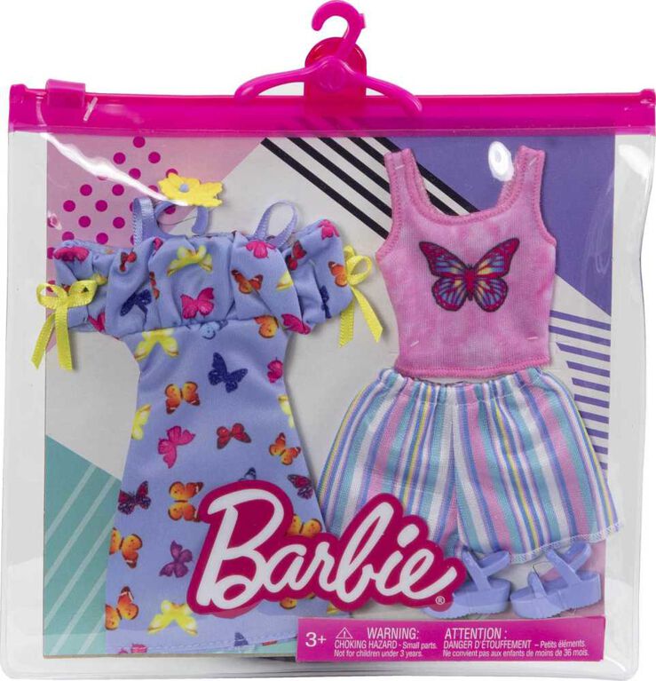 Barbie Clothes -2 Outfits and 2 Accessories for Barbie Doll