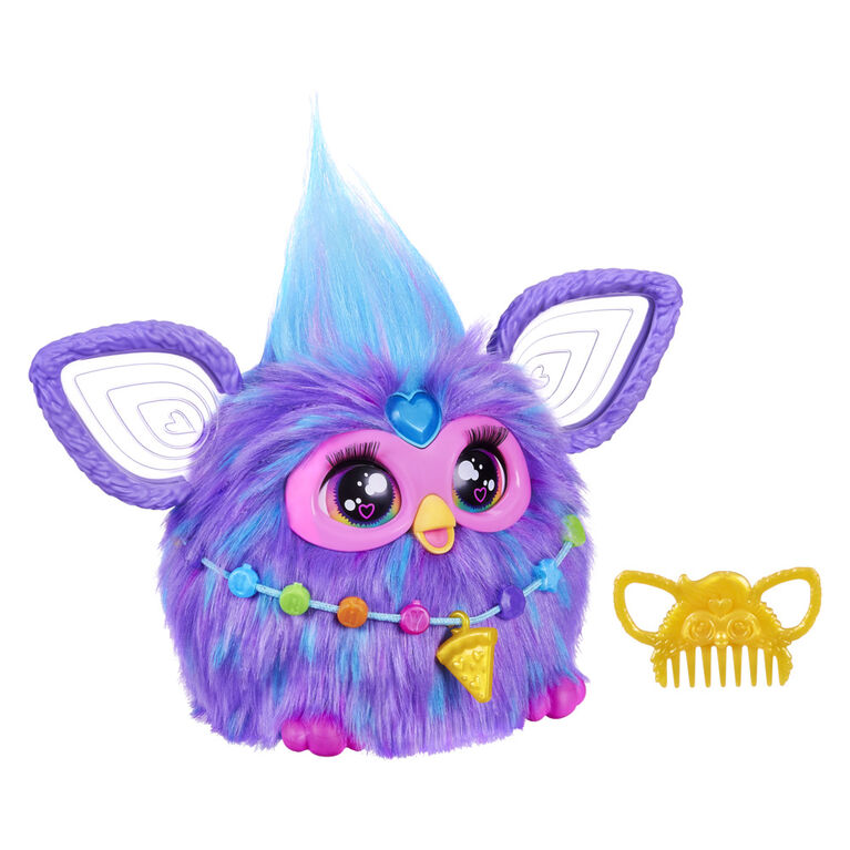 Furby Purple Interactive Plush Toy - French Version