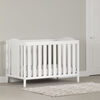 Reevo Lit de bébé 3 en 1 convertible Blanc solide