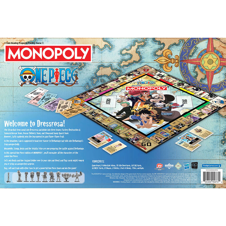 USAopoly MONOPOLY: One Piece - English Edition