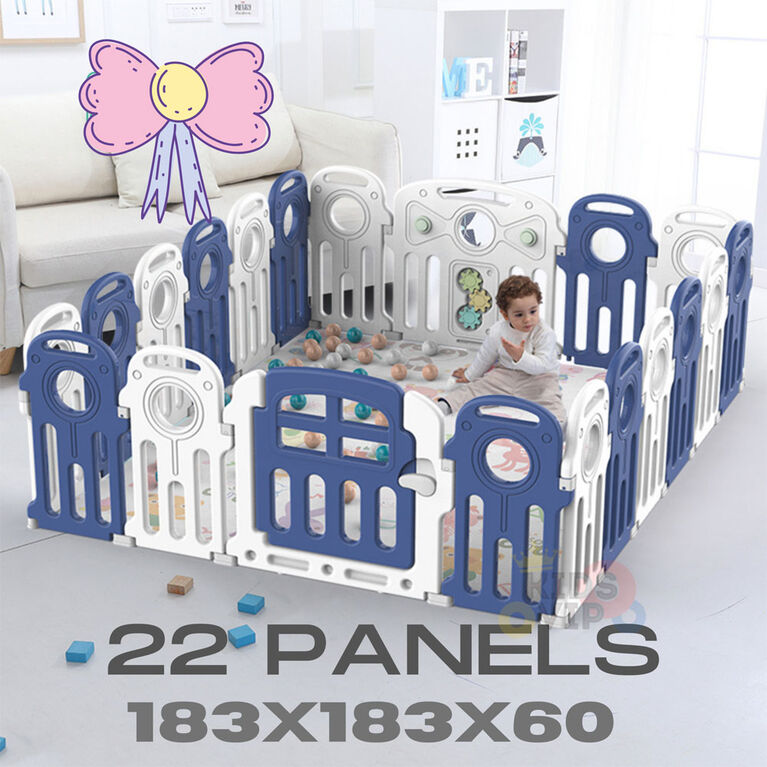 Kidsvip 22 Panels Playpen - English Edition