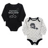 Harry Potter 2 Pack Bodysuits - Black, 3 Months.