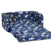 ComfyKids Canapé rabattable-Lune et etoiles