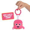 Peluche sensorielle super simple Monster Dewey (Orange) avec plus de 5 fonctionnalités sensorielles