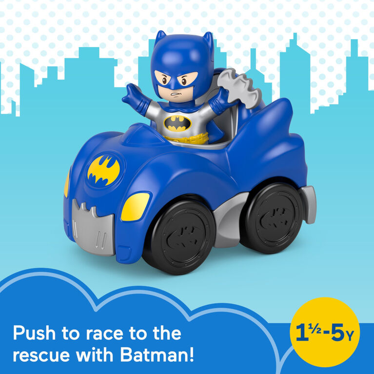 Fisher-Price Little People Batman and Batmobile - English Edition