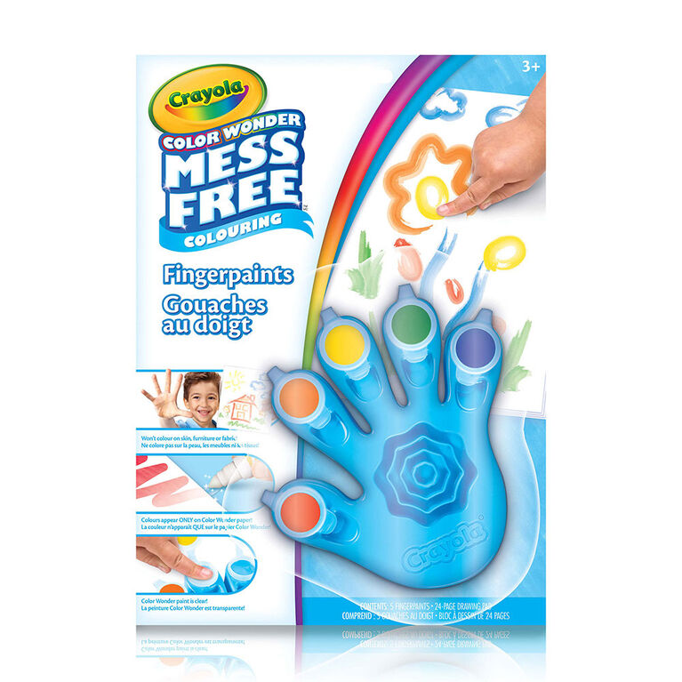 Crayola Color Wonder Fingerpaints Paper Toys R Us Canada