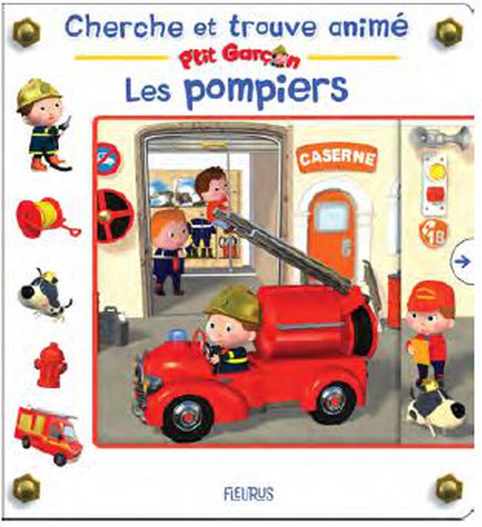 Les Pompiers - Cherche Et Trouve - French Text