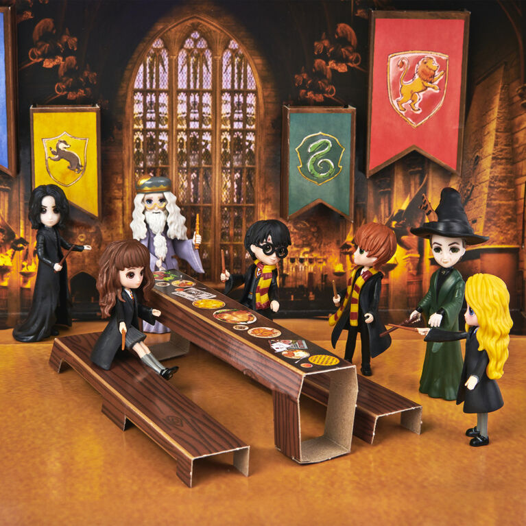 Wizarding World, Magical Minis, Collector Set avec 7 figurines Harry Potter de 7,6 cm - Notre exclusivité